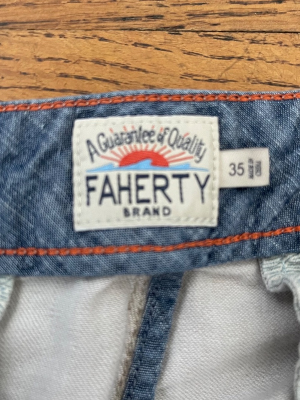 Faherty Linen Blend Drawstring Shorts - Picture 5 of 12